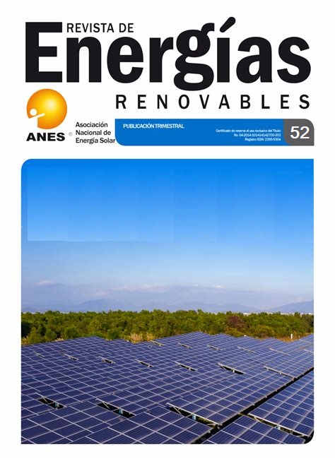 					Ver Vol. 11 Núm. 52 (2024):  Revista Energías Renovables
				