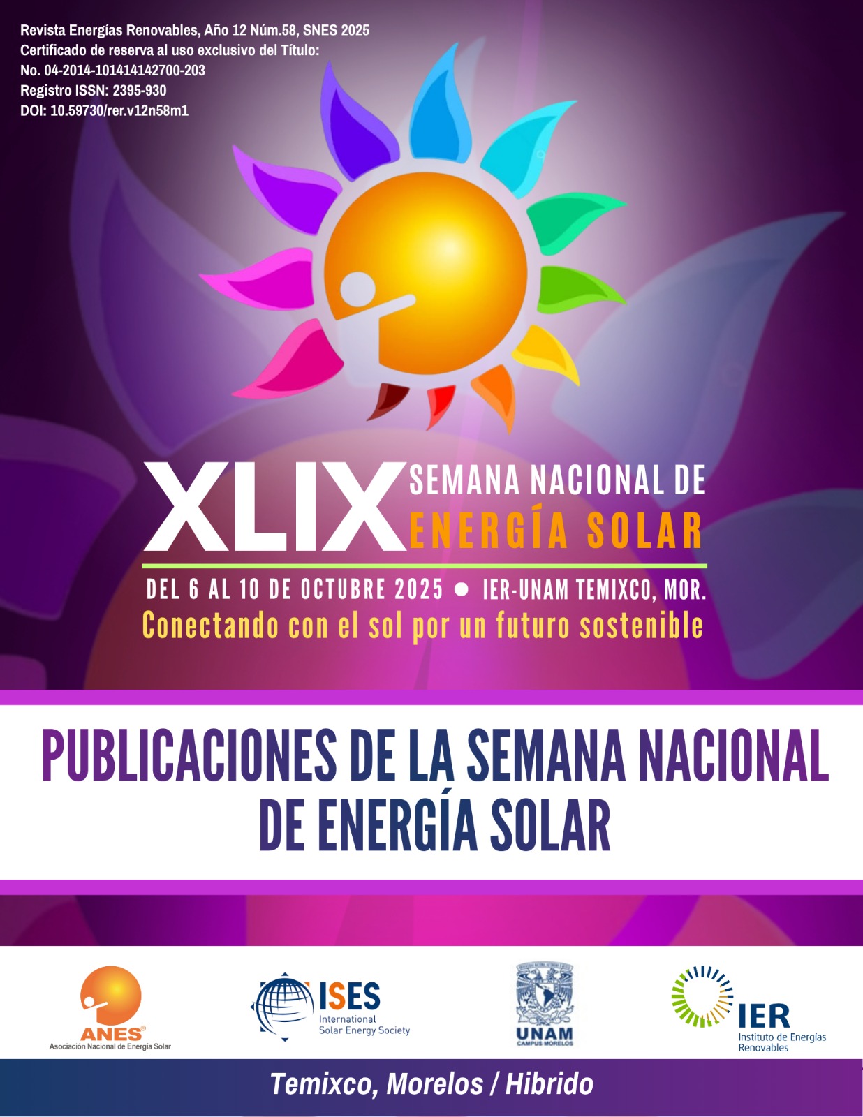 					Ver Vol. 12 Núm. 58 (2025): Número especial: Publicaciones de la Semana Nacional de Energía Solar XLIX
				