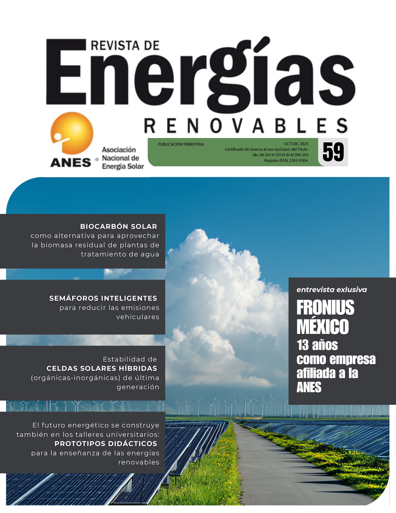 					Ver Vol. 12 Núm. 59 (2025): Revista de Energías Renovables
				
